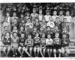 ECOLE GAMBETTA GARCONS 1950 CEP M. NAVARRO